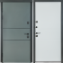 Входная дверь Cottage 703 Metalic Grey - Білий атласний