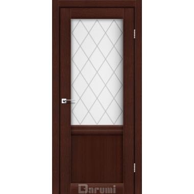 Дверное полотно Darumi Galant-01 Венге панга (сатин белый)