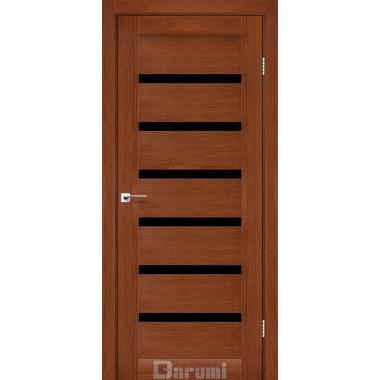 Дверное полотно Darumi Vela Орех роял (черное лакобель)
