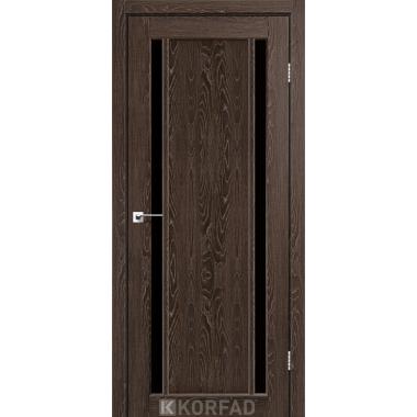 Дверное полотно KORFAD OR-02 ORISTANO (стекло черное)