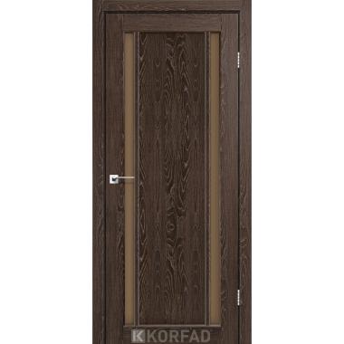 Дверное полотно KORFAD OR-02 ORISTANO (стекло сатин бронза)