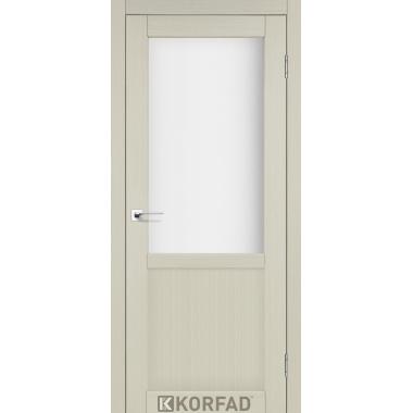 Дверное полотно KORFAD PL-02 (стекло сатин белый)