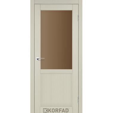 Дверное полотно KORFAD PL-02 (стекло бронза)