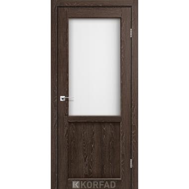 Дверное полотно KORFAD PL-02 (стекло сатин белый)